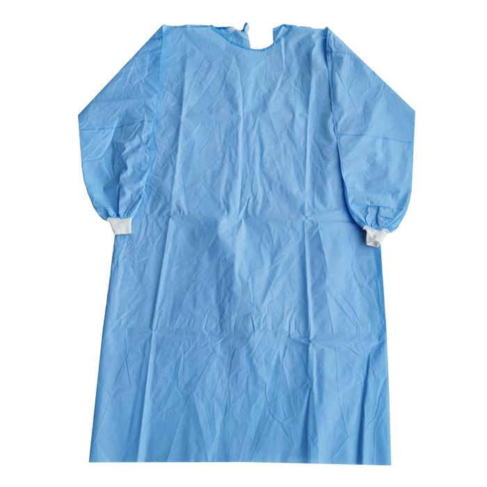 Universal Size Fluid Resistant Disposable Sterile Surgical Gown Hospital Medical Disposable SMS SMMS Surgical Gown