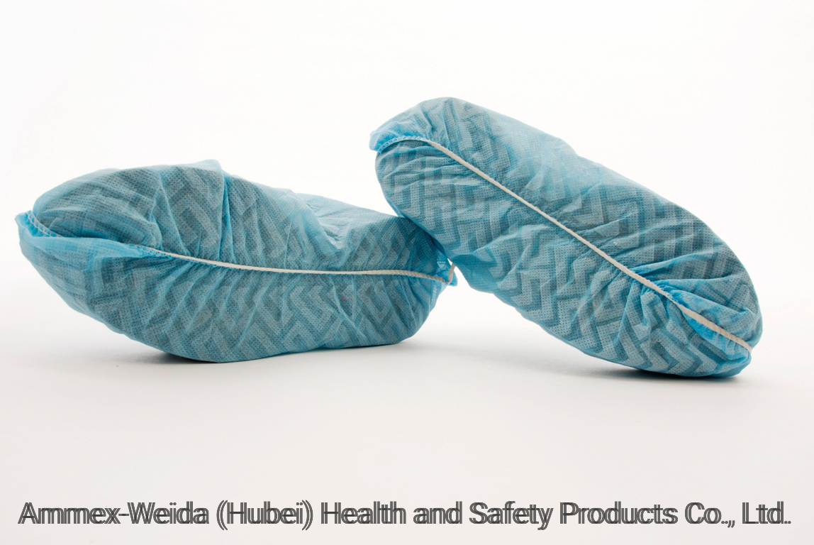 Medical Use Non-Slip Shoe Cover Disposable Dust-Proof Non-Woven PP Material Shoe Cover