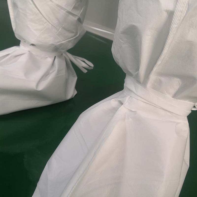 Disposable Waterproof Surgical Isolation Shoe Cover PE Non Woven Medical High Boot