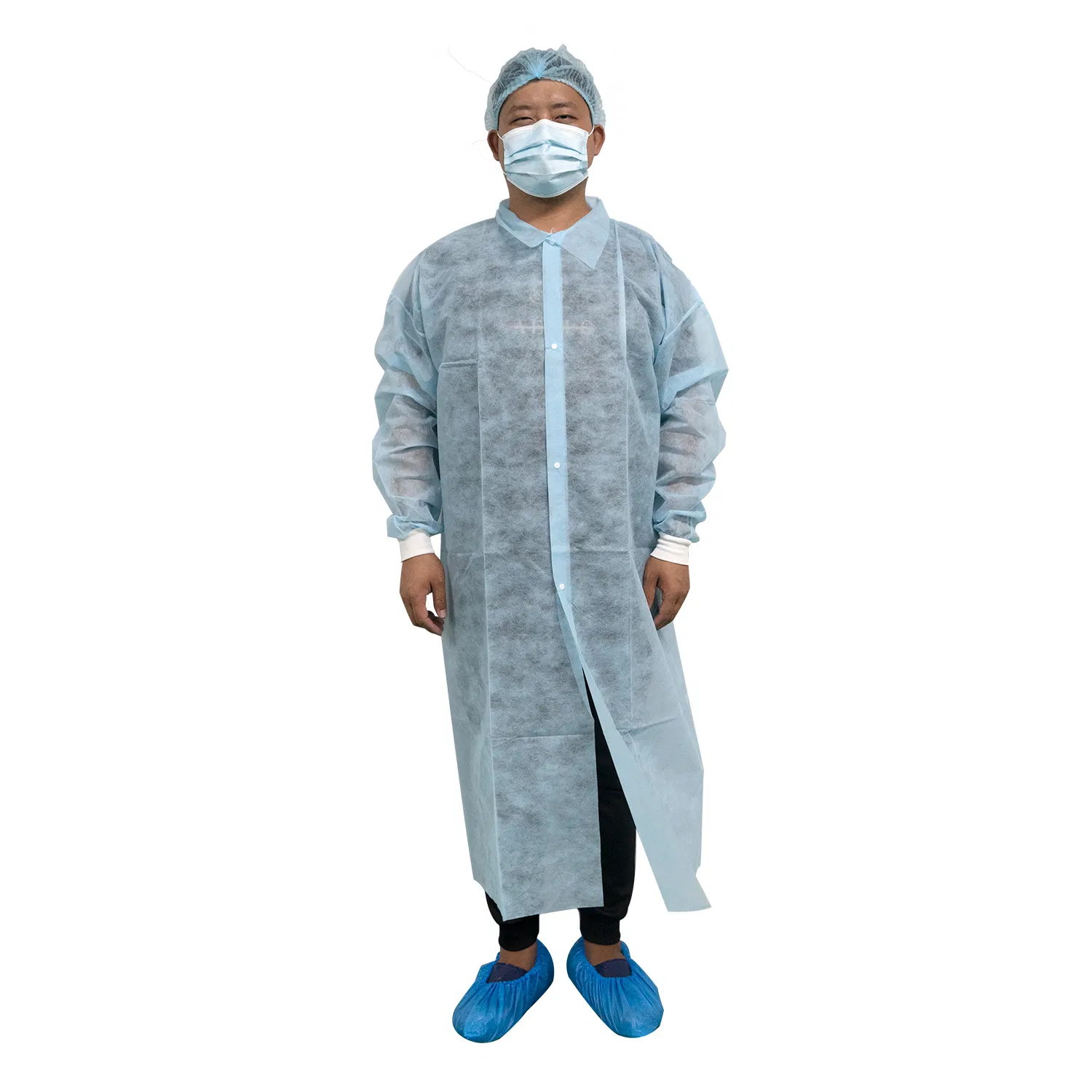 Disposable Non-Woven Spp/SMS/Microporous Lab Coats