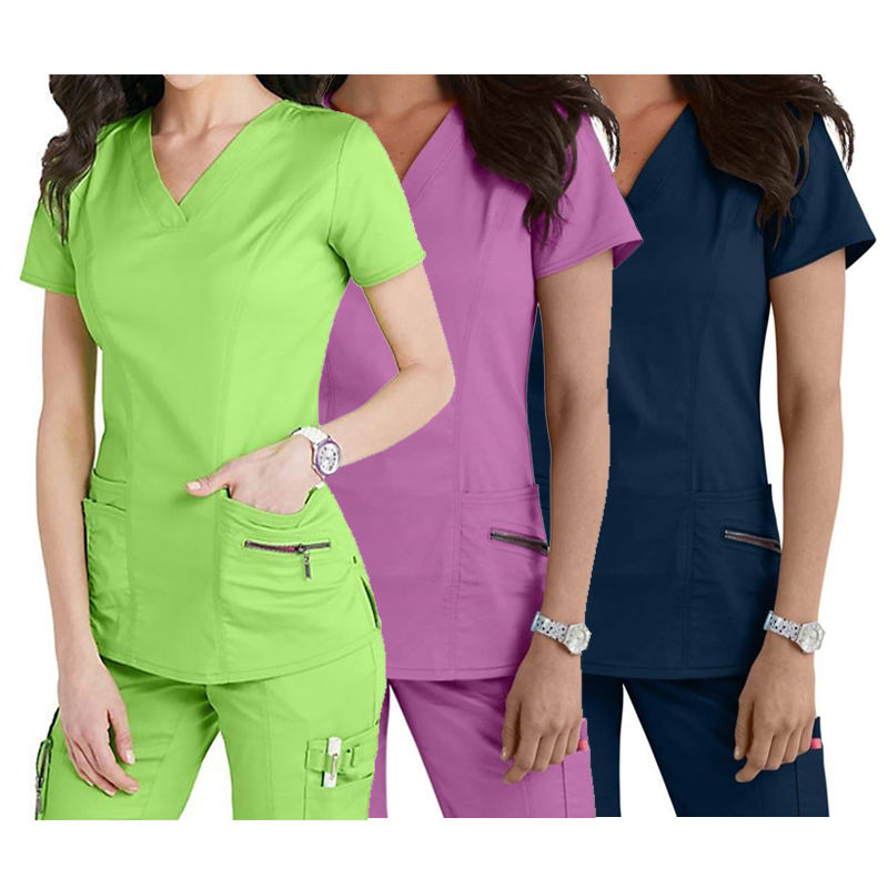 Wholesale New Nurse Scrubs Elegant Hospital Uniforms Medical Nursing Scrubs