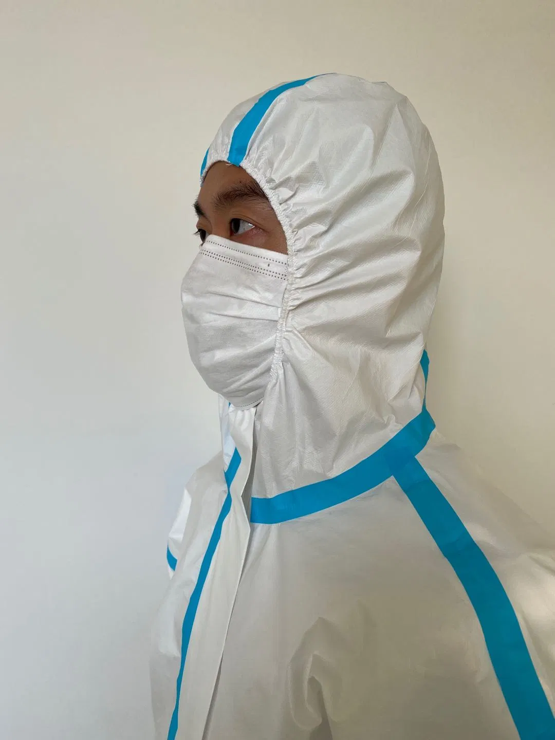 Disposable No Sterile Isolation PP Protective Clothing Isolation Gown for Civil Use