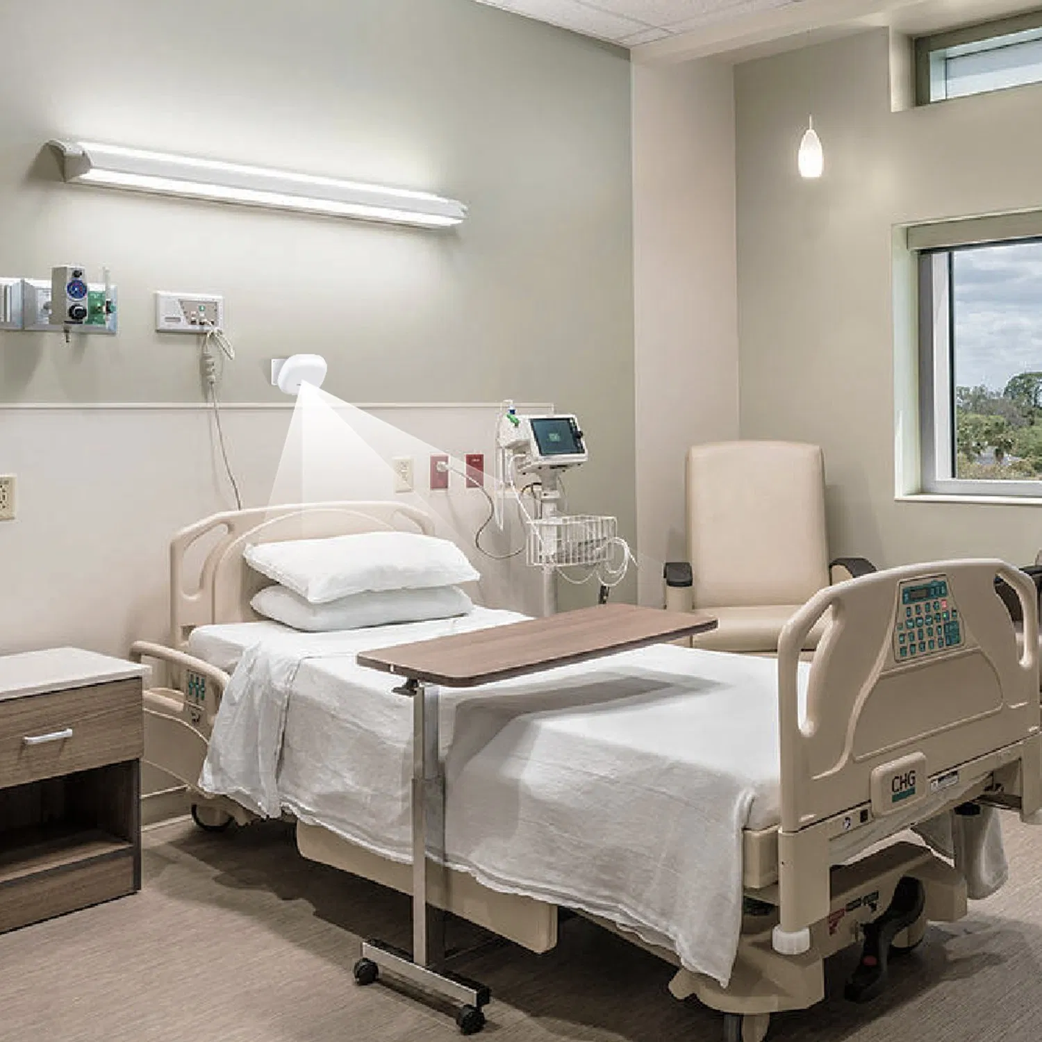 IoT Contactless Smart Sleep Sensor Heart Rate and Breath Monitoring Devices