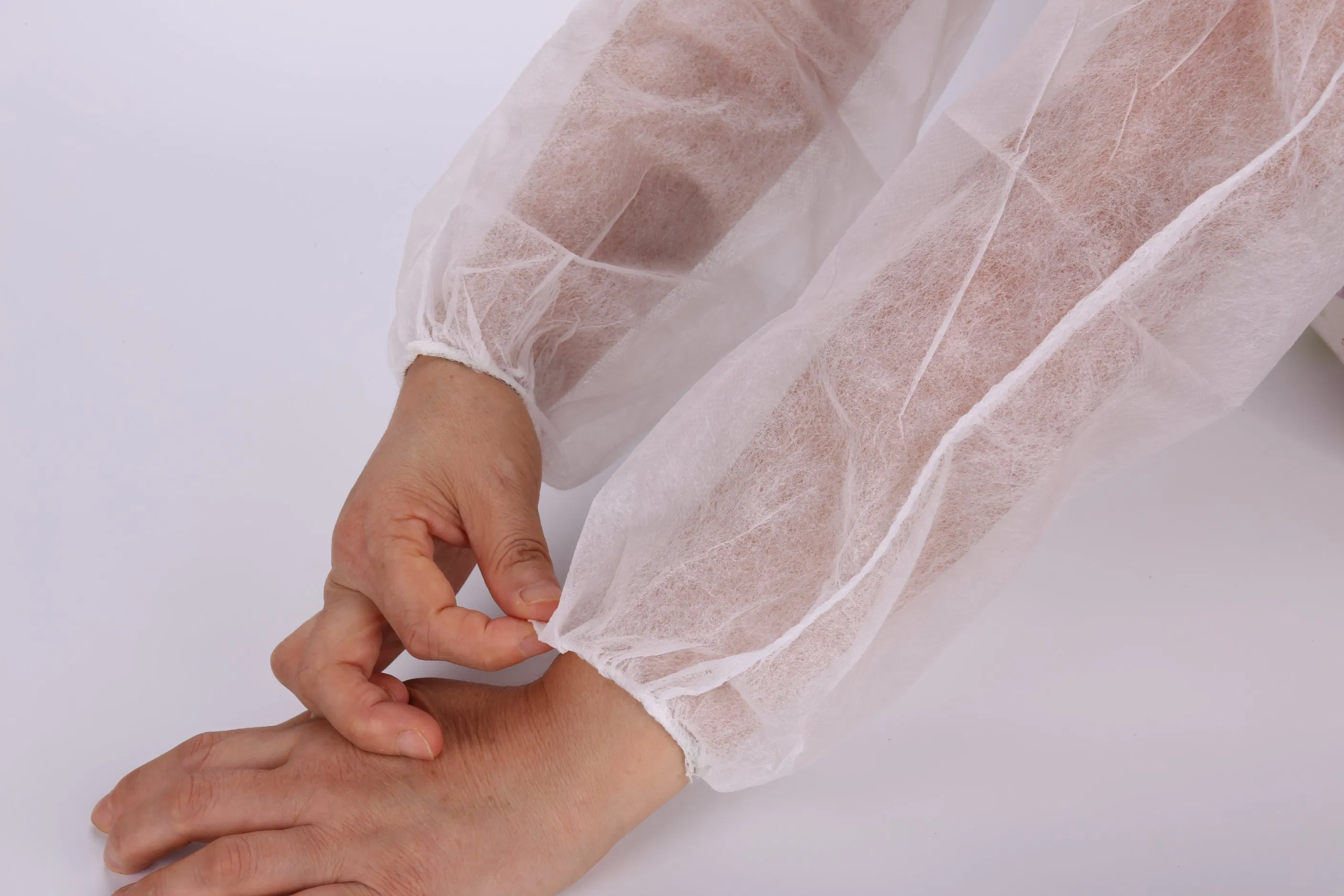 OEM Disposable PP Arm Sleeves Disposable PP Non-Woven Fabric Sleeve Cover Oversleeves