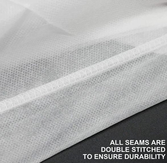 High Quality Disposable Non Woven Long Sleeve Protective Lab Coat with Collar