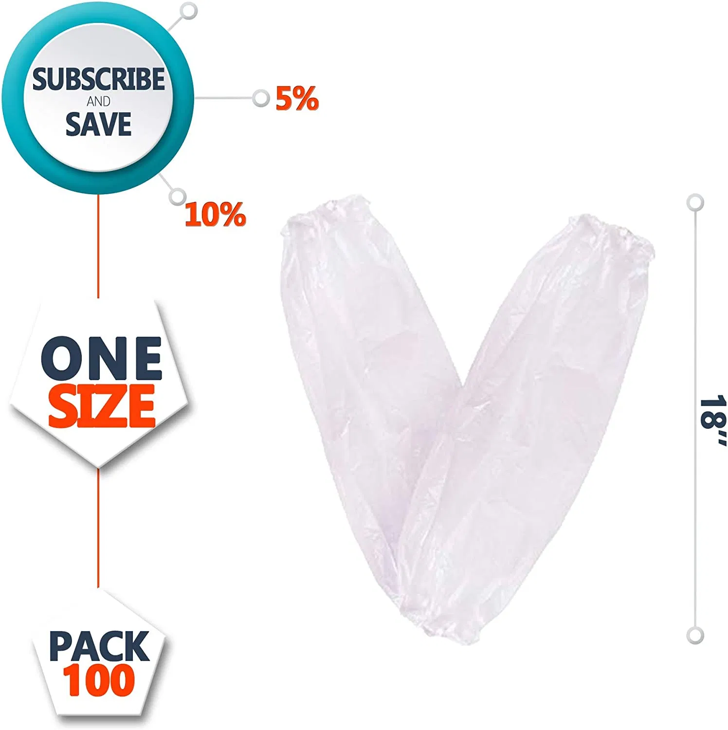 Waterproof Polyethylene PE Plastic Disposable Oversleeve