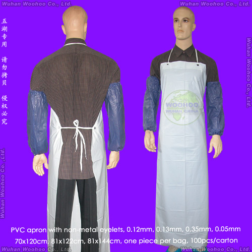 Waterproof Medical/Hospital/Dental/PP/Nonwoven/Poly/HDPE/LDPE/Plastic Disposable PE Apron for Food Processing Industry Service/Hotel/Restaurant Cooking/Safety