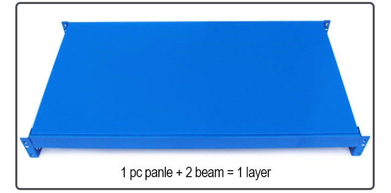 Adjustable Medium Duty Steel Corrosion-Resistant Powder Coated Shelving Storage Rack for Warehouse and Factory