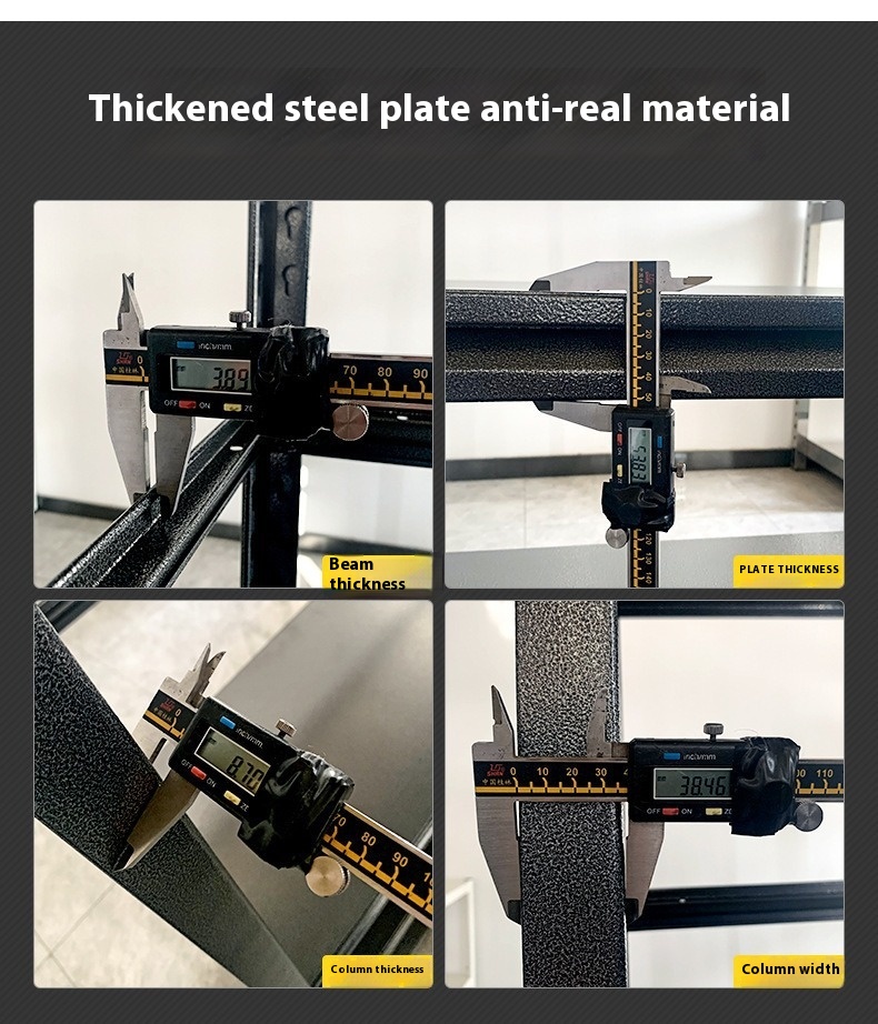 High Load 200kg Boltless Cold Rolled Steel Multi-Layer Adjustable Durable Corrosion Protection Shelving Storage Rack