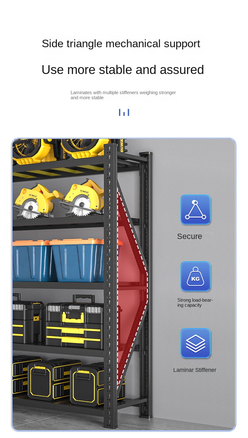 Multi-Layer Medium Storage Shelving Detail 4