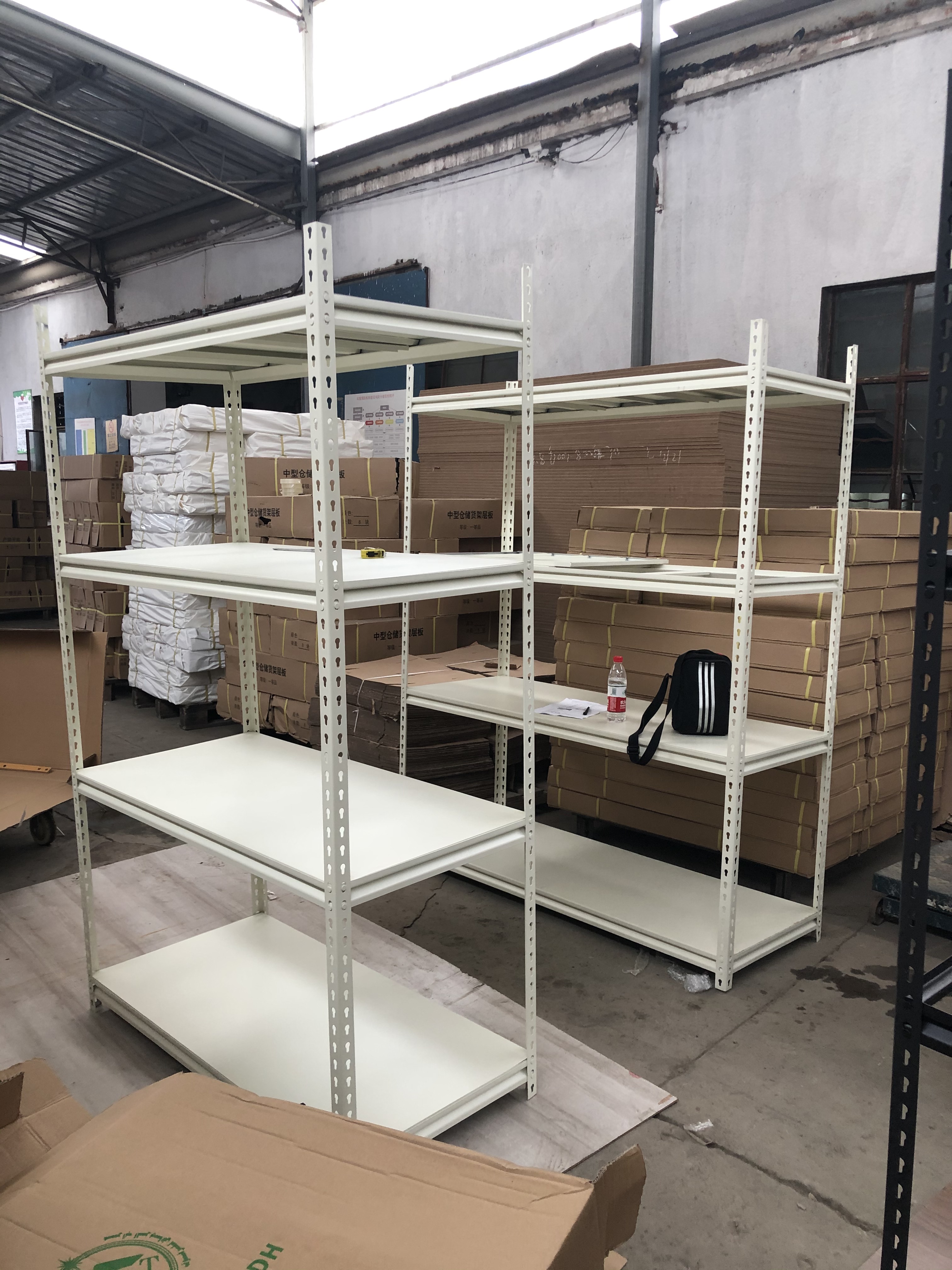 Budget-Friendly 5-Layer Durable Light Duty Boltless Rivet Shelving Adjustable Steel Storage Shelf for Warehouse & Office