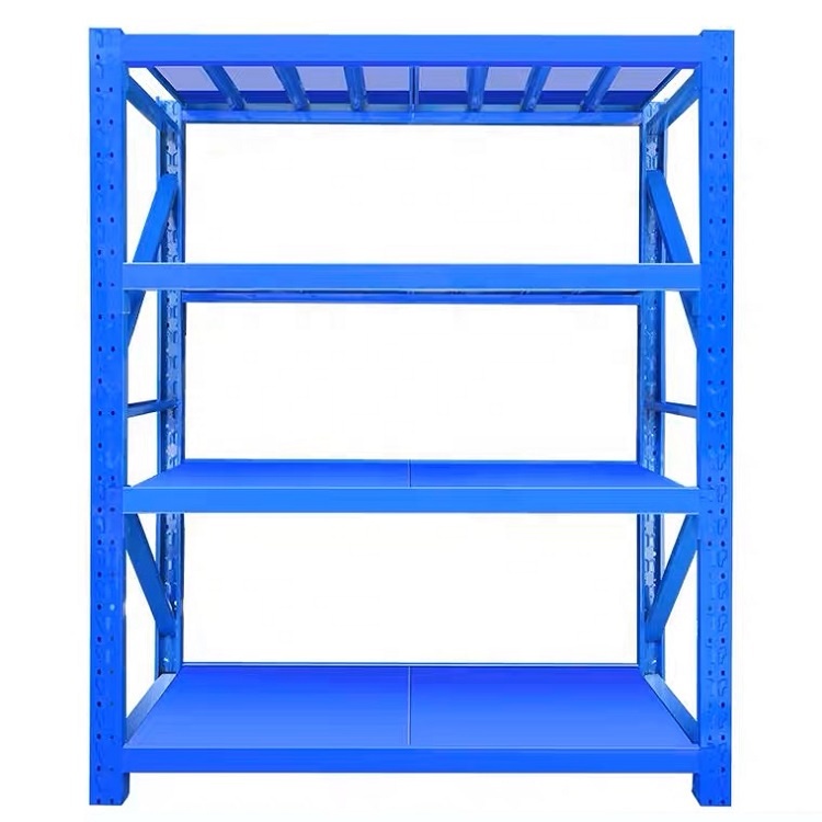 Medium Duty Steel Long Span Industrial Storage Heavy Duty Shelf Systems