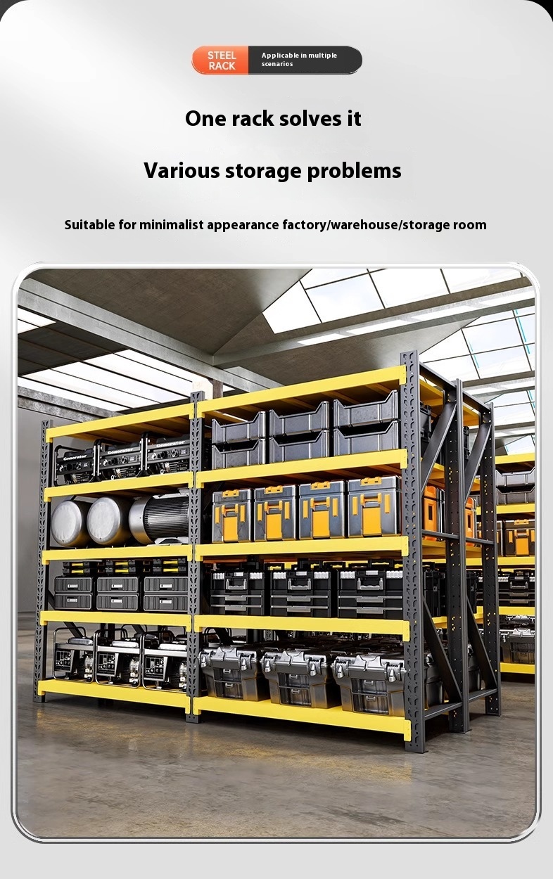 Super Heavy-Duty Metal 4-Layer Powder Coated Corrosion Protection Storage Rack