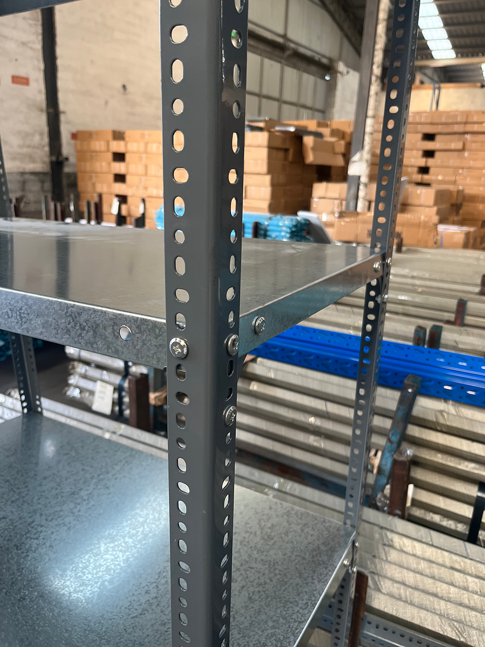 Alirack Slotted Angle Steel Rack Shelf 5-Layer Anti-Rust Corrosion Protection Durable Freestanding Warehouse Garage 100kg+