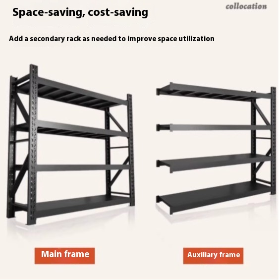 Warehouse Shelving Heavy Duty Steel Storage Shelves Basement Rack Metal Storage Shelves Garage Shelving Unit