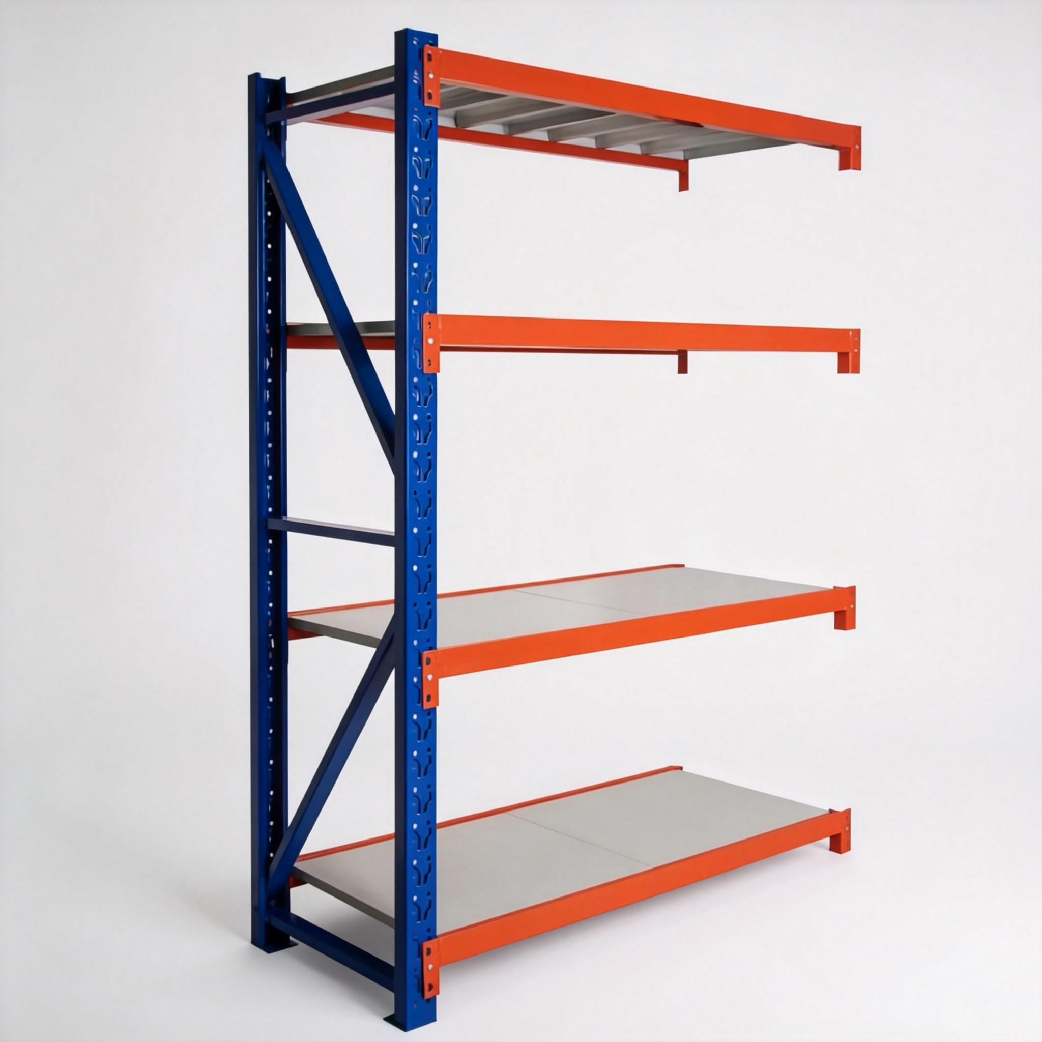 Industrial Shelving Steel Storage Rack with Corrosion Protection Adjustable Multi-Level Heavy Duty for Garage