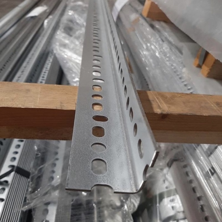 Slotted Angle Steel Shelving Unit Custom Surface Treatment Galvanized/Powder Coated Industrial Warehouse Storage Rack 100kgs+