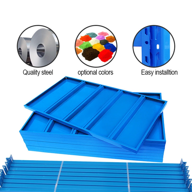 Adjustable Medium Duty Steel Corrosion-Resistant Powder Coated Shelving Storage Rack for Warehouse and Factory