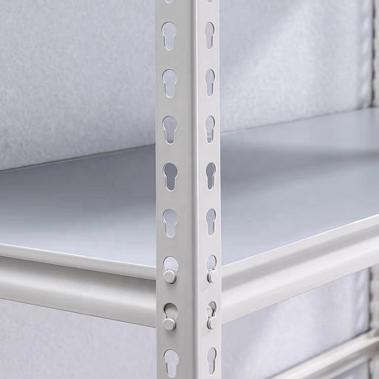5 Level Boltless Rivet Shelving Metal Storage Rack Wholesale, Warehouse Storage Rack, Slotted Angle Storage Rack