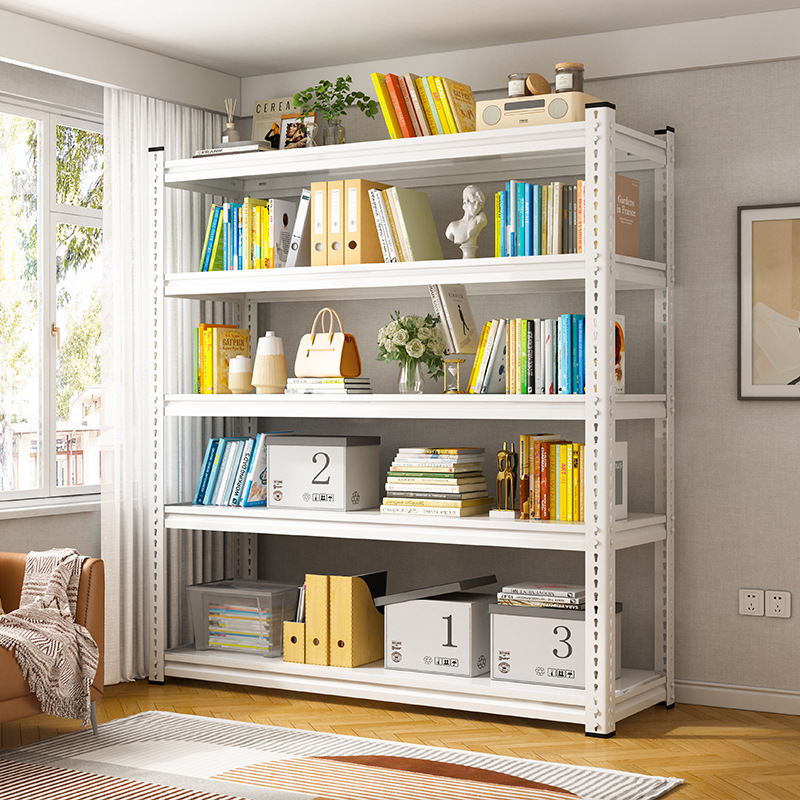 Steel Metal 5-Tier Boltless Rivet Shelving Corrosion Protected Powder Coated Garage Racking Storage Shelves Easy Installation