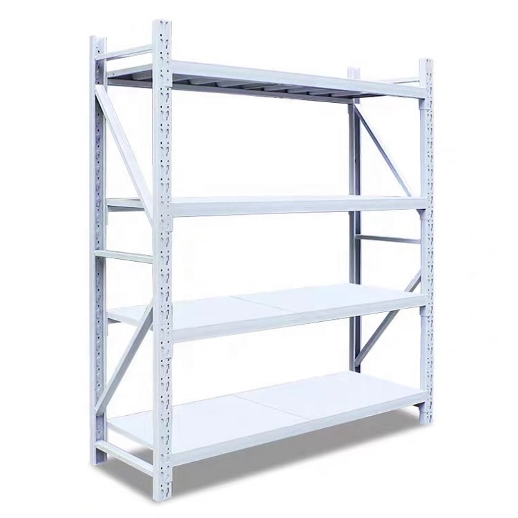 Heavy Duty Powder Coated Metal Light Duty Warehouse Storage Rack Shelf 200KG Warehouse Shelf With Good Price