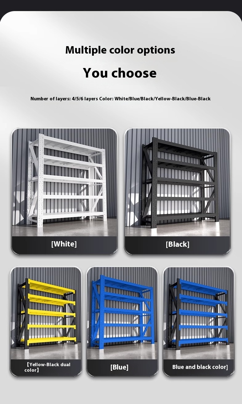 Super Heavy-Duty Metal 4-Layer Powder Coated Corrosion Protection Storage Rack