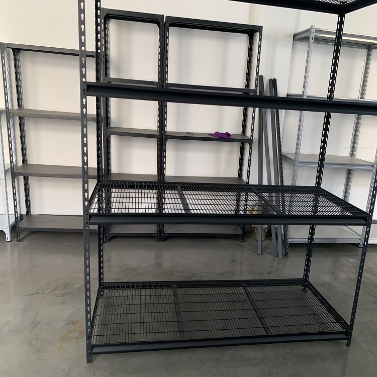 5 Tier Light Duty Boltless Rivet Steel Shelving Unit with Durable Construction for Small Business Storage & Organization