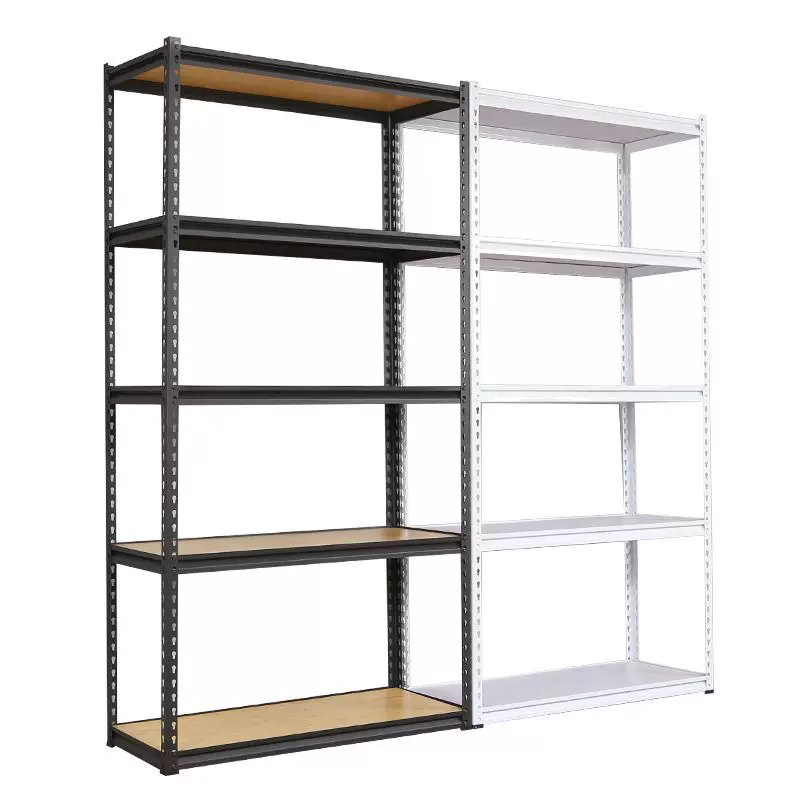 Budget-Friendly Durable Light Duty 5-Layer Boltless Rivet Shelving Adjustable Steel Storage Shelf for Warehouse & Office