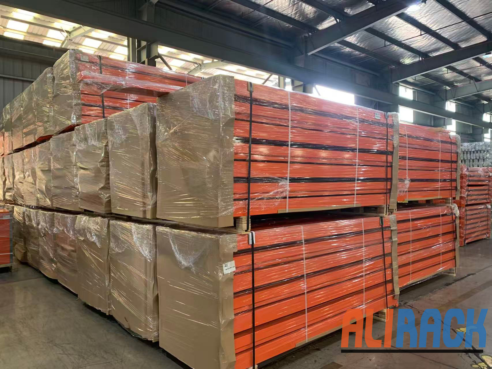 Alirack Steel Multi-Level 4-Layer Rack Electrostatic Powder Coating Corrosion Protection Industrial Storage Shelves 200-500kg