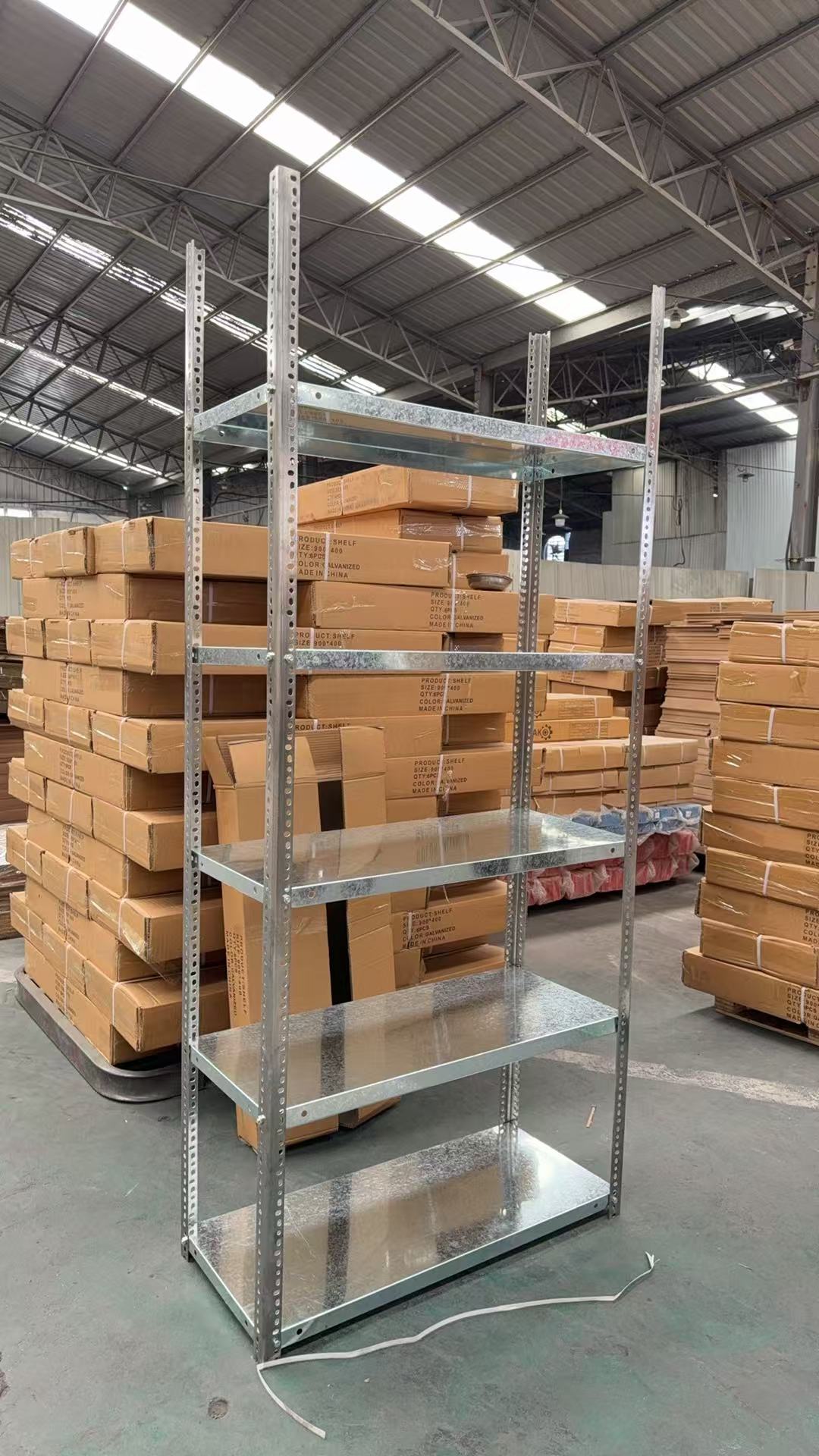 Alirack Slotted Angle Steel Rack Shelf 5-Layer Anti-Rust Corrosion Protection Durable Freestanding Warehouse Garage 100kg+