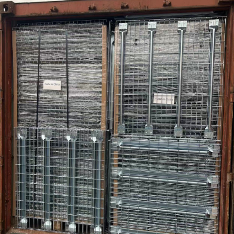 Industrial Galvanized Wire Mesh Decking with Corrosion Protection and Reinforced Edge for Warehouse Racks
