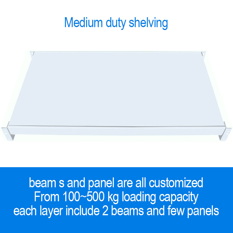 Adjustable Medium Duty Steel Corrosion-Resistant Powder Coated Shelving Storage Rack for Warehouse and Factory