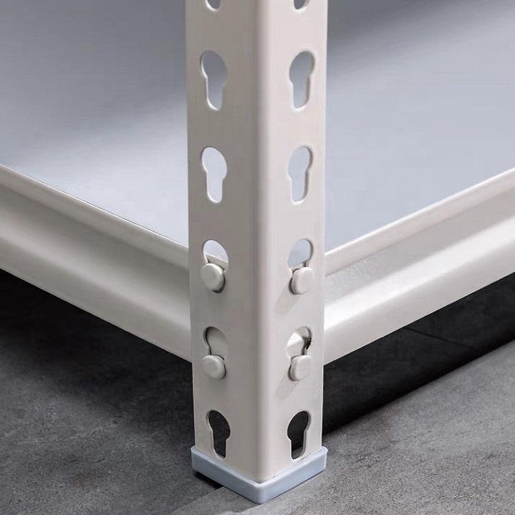 5 Level Boltless Rivet Shelving Metal Storage Rack Wholesale, Warehouse Storage Rack, Slotted Angle Storage Rack