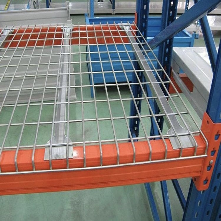 Galvanized Multi-Level Wire Mesh Decking Corrosion Protection Heavy-Duty Load Capacity Alirack Brand 50x50mm Mesh Grid for