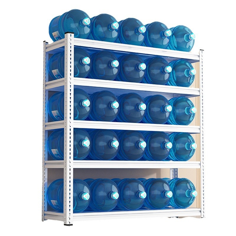 Steel Metal 5-Tier Boltless Rivet Shelving Corrosion Protected Powder Coated Garage Racking Storage Shelves Easy Installation