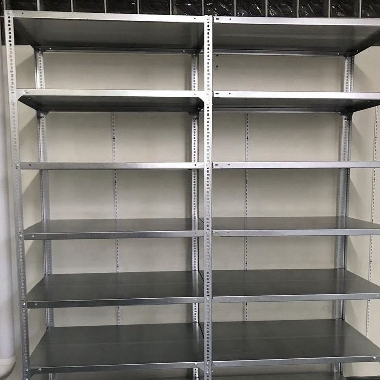 Easy Dexion Steel Slotted Angle Corrosion Protection Boltless 5 Layer Durable Industrial Shop Shelving Racking System