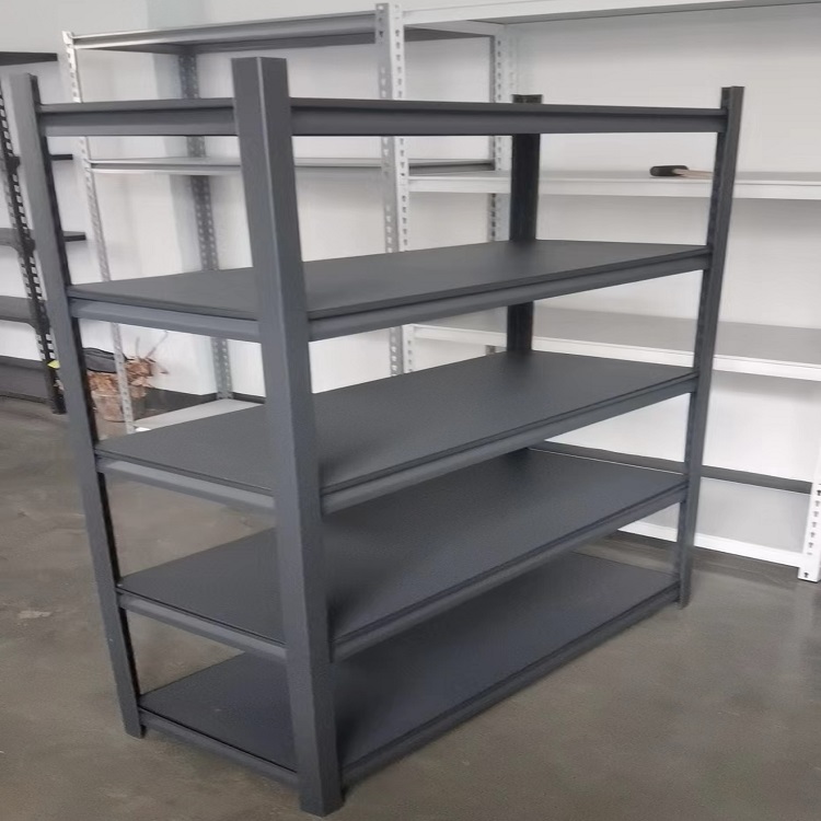 Budget-Friendly Durable Light Duty 5-Layer Boltless Rivet Shelving Adjustable Steel Storage Shelf for Warehouse & Office