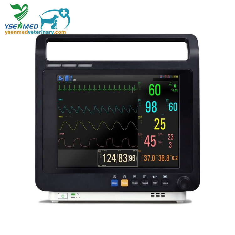 Yspm-A8V Veterinary Equipment Patient Monitor Medical Equipment