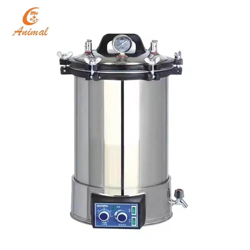 Veterinary Sterilization Equipment Esterilizador Autoclave Precio Vet Portable Autoclave Steam Sterilizer for Vet Clinic
