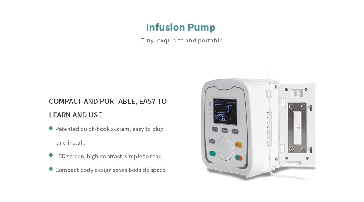 High Quality Clinic Hospital Volumetric Infusion Pump Medical Device Equipmente Veterinary Pump