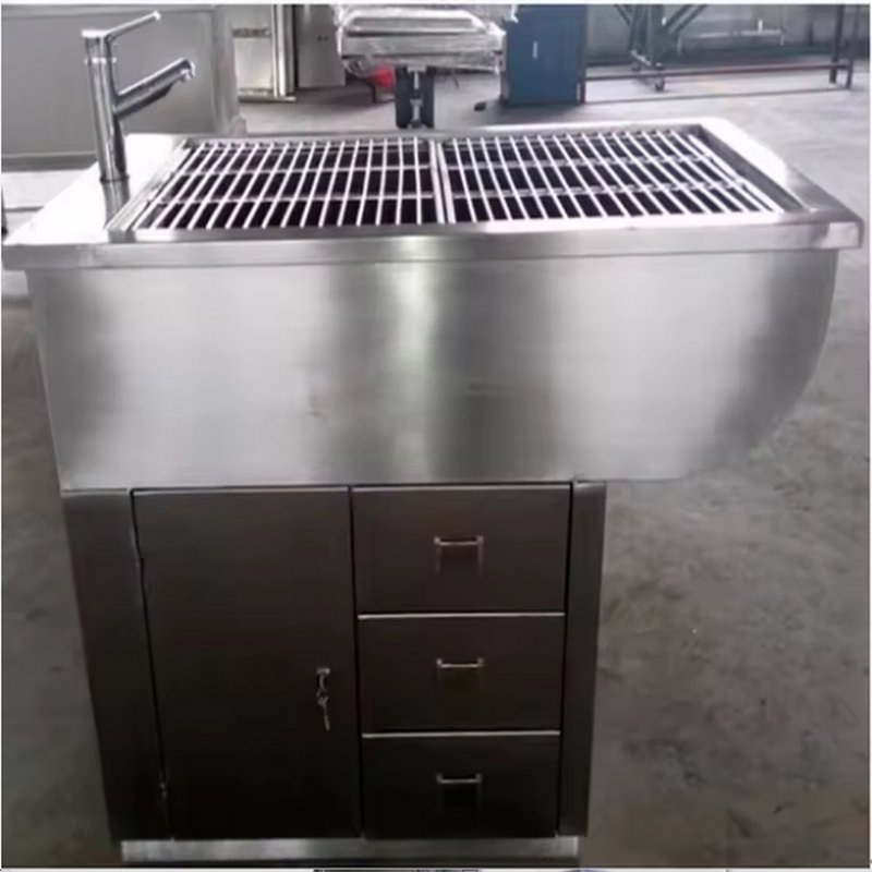 Pet Veterinary Stainless Steel Animal Disposal Dog Grooming Operating Surgical Table