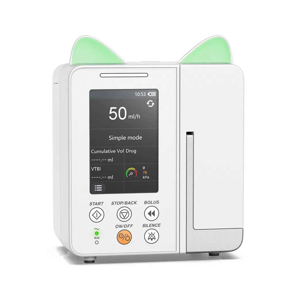 Vet Instruments Animal Large Capacity Lithium Battery Veterinary Infusion Pump