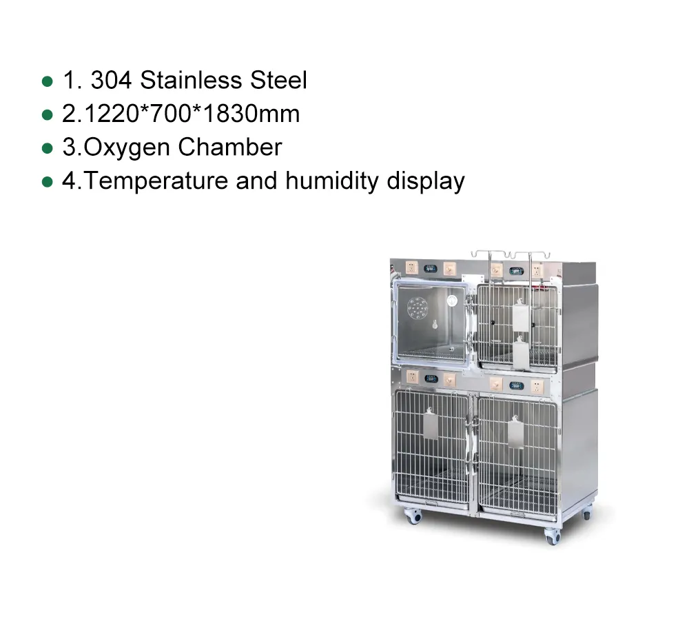 Stainless Steel Pet Hospital Cage Detail 2