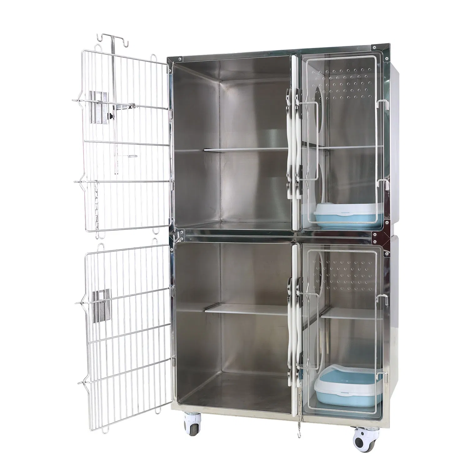 Veterinary Hospital Cage for Dogs and Cats ICU Cage for Pet Monitoring for Pet Hospitals and Veterinary Clinics