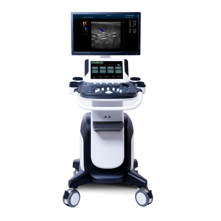 Veterinary Doppler Ultrasound System with Multi-Language Interface and Automatic Measurement Functions