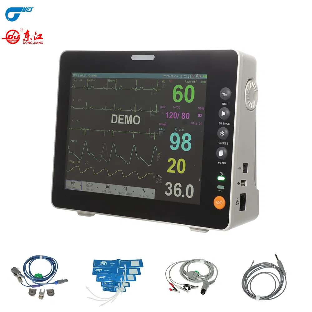 Veterinary Product 8inch Multi Parameter Patient Monitor for Pet Clinic