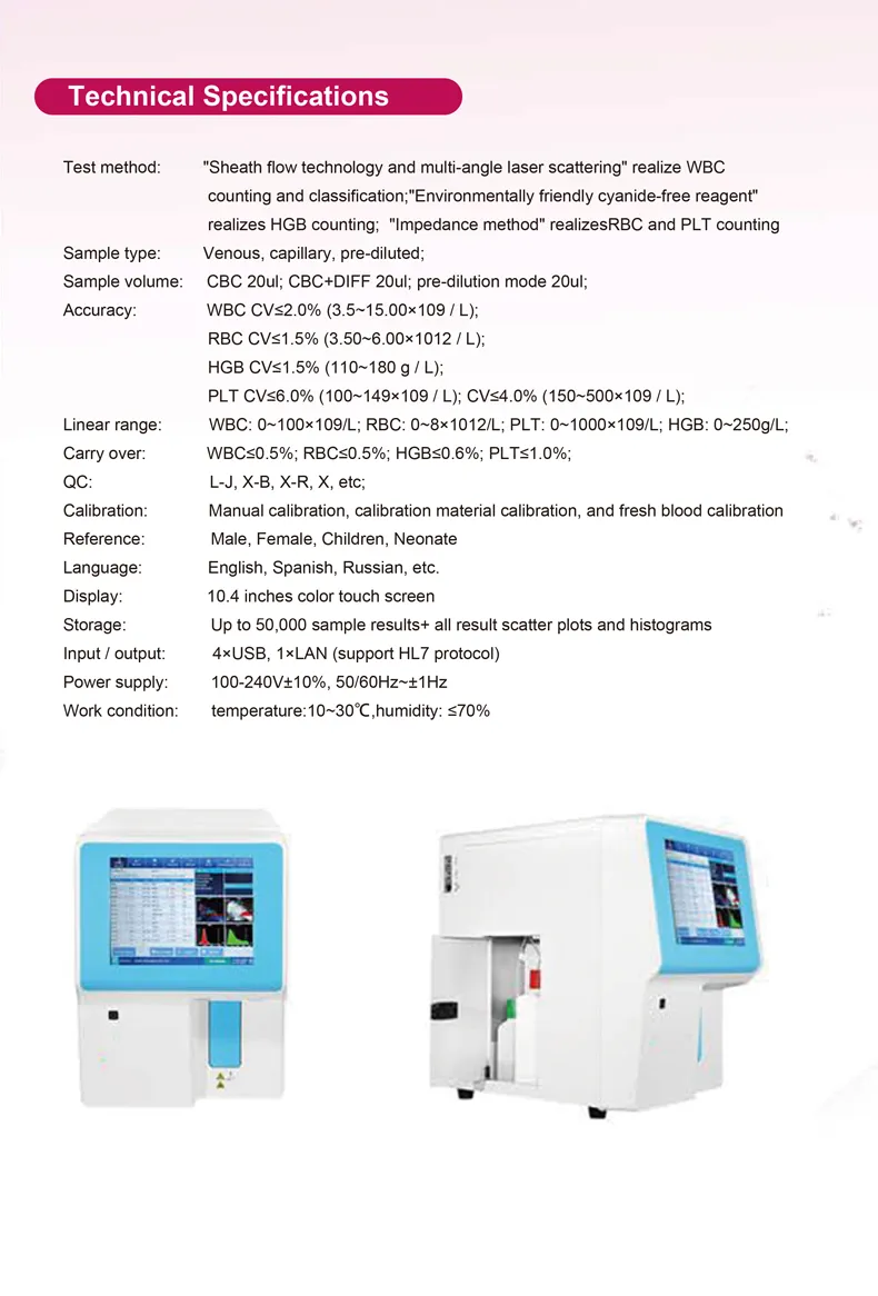 Hematology Analyzer View 7