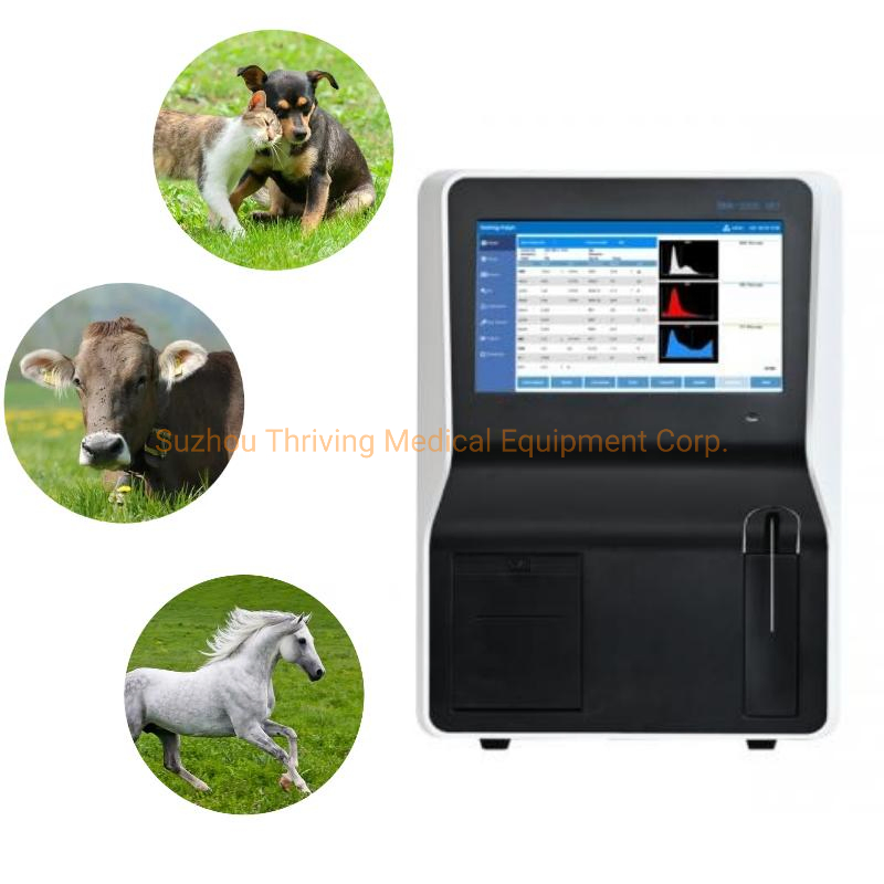Clinical Animal Veterinary Auto Hematology Analyzer Blood Analysis System (THR-BHA3000)
