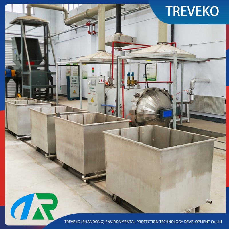 Medical Waste Steam Sterilization Processing System Equipment for Veterinary/Animal Waste