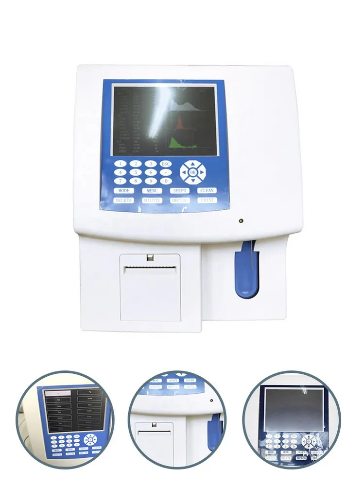 Veterinary Hematology Analyzer Display